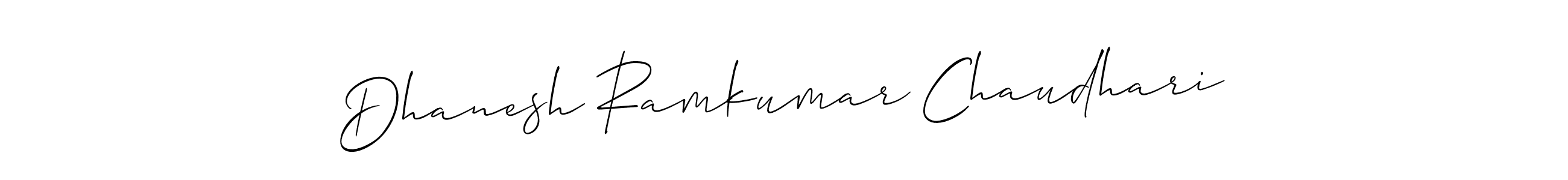 See photos of Dhanesh Ramkumar Chaudhari official signature by Spectra . Check more albums & portfolios. Read reviews & check more about Allison_Script font. Dhanesh Ramkumar Chaudhari signature style 2 images and pictures png