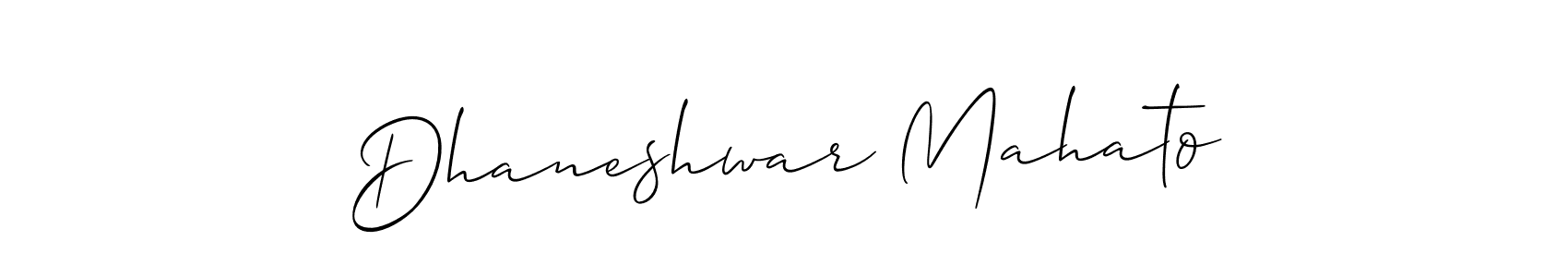 Best and Professional Signature Style for Dhaneshwar Mahato. Allison_Script Best Signature Style Collection. Dhaneshwar Mahato signature style 2 images and pictures png