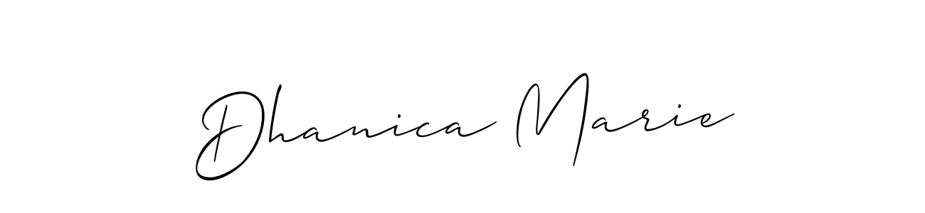 Make a beautiful signature design for name Dhanica Marie. Use this online signature maker to create a handwritten signature for free. Dhanica Marie signature style 2 images and pictures png