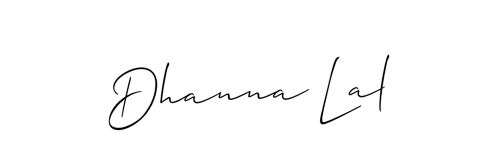 Make a beautiful signature design for name Dhanna Lal. Use this online signature maker to create a handwritten signature for free. Dhanna Lal signature style 2 images and pictures png