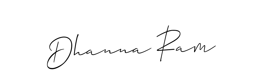 The best way (Allison_Script) to make a short signature is to pick only two or three words in your name. The name Dhanna Ram include a total of six letters. For converting this name. Dhanna Ram signature style 2 images and pictures png