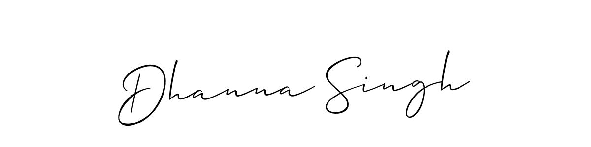 Make a beautiful signature design for name Dhanna Singh. Use this online signature maker to create a handwritten signature for free. Dhanna Singh signature style 2 images and pictures png