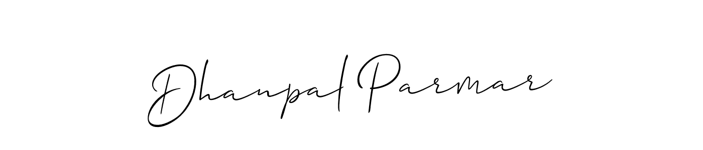 This is the best signature style for the Dhanpal Parmar name. Also you like these signature font (Allison_Script). Mix name signature. Dhanpal Parmar signature style 2 images and pictures png