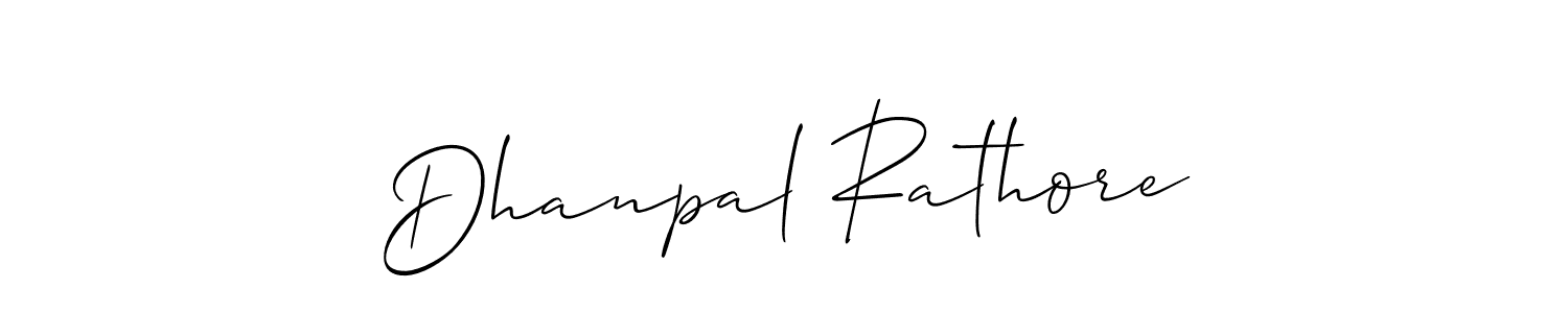 Make a beautiful signature design for name Dhanpal Rathore. Use this online signature maker to create a handwritten signature for free. Dhanpal Rathore signature style 2 images and pictures png