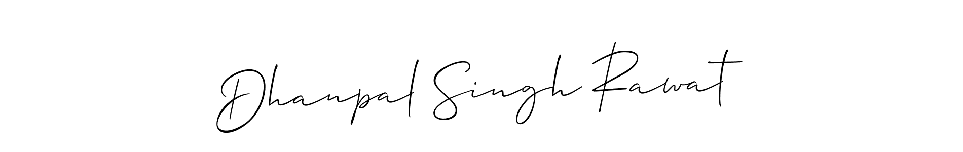 How to make Dhanpal Singh Rawat signature? Allison_Script is a professional autograph style. Create handwritten signature for Dhanpal Singh Rawat name. Dhanpal Singh Rawat signature style 2 images and pictures png