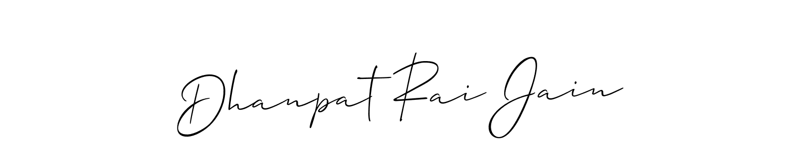 How to Draw Dhanpat Rai Jain signature style? Allison_Script is a latest design signature styles for name Dhanpat Rai Jain. Dhanpat Rai Jain signature style 2 images and pictures png