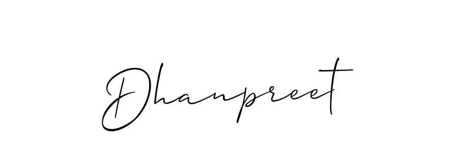 Also You can easily find your signature by using the search form. We will create Dhanpreet name handwritten signature images for you free of cost using Allison_Script sign style. Dhanpreet signature style 2 images and pictures png