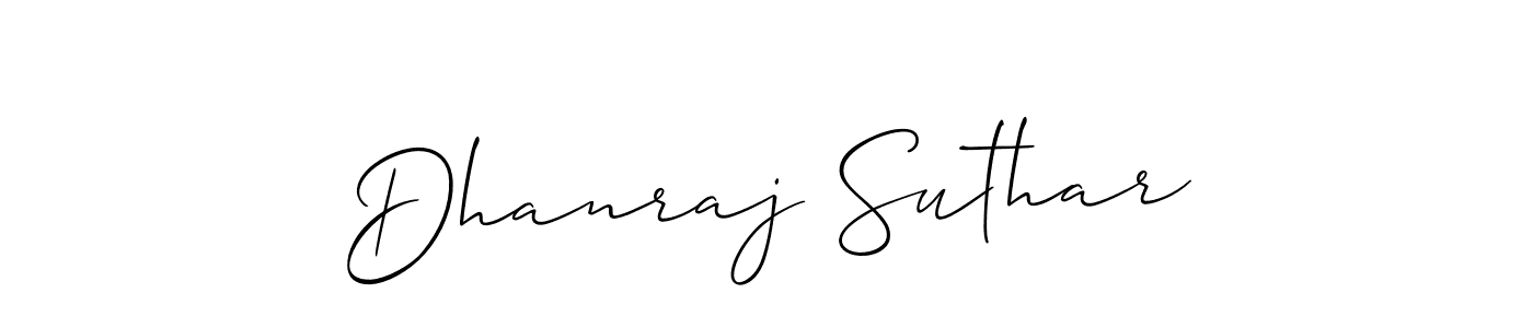 Best and Professional Signature Style for Dhanraj Suthar. Allison_Script Best Signature Style Collection. Dhanraj Suthar signature style 2 images and pictures png
