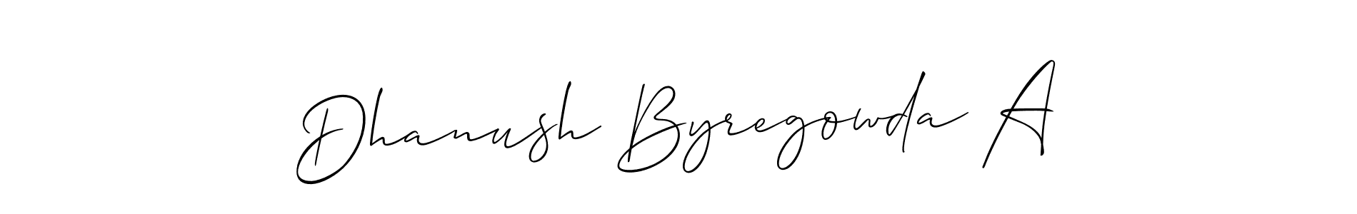 Check out images of Autograph of Dhanush Byregowda A name. Actor Dhanush Byregowda A Signature Style. Allison_Script is a professional sign style online. Dhanush Byregowda A signature style 2 images and pictures png
