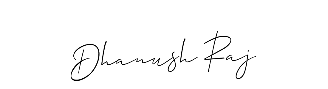 You should practise on your own different ways (Allison_Script) to write your name (Dhanush Raj) in signature. don't let someone else do it for you. Dhanush Raj signature style 2 images and pictures png