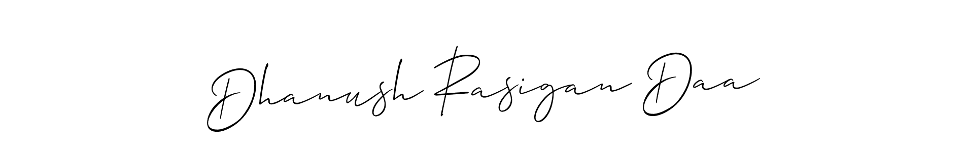 Once you've used our free online signature maker to create your best signature Allison_Script style, it's time to enjoy all of the benefits that Dhanush Rasigan Daa name signing documents. Dhanush Rasigan Daa signature style 2 images and pictures png