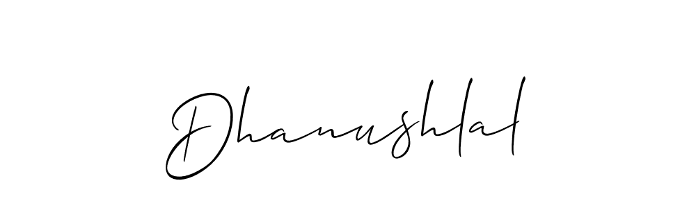 Make a short Dhanushlal signature style. Manage your documents anywhere anytime using Allison_Script. Create and add eSignatures, submit forms, share and send files easily. Dhanushlal signature style 2 images and pictures png