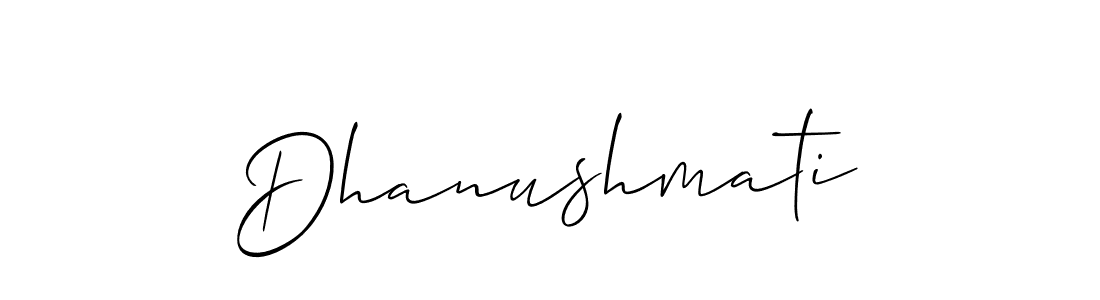 You can use this online signature creator to create a handwritten signature for the name Dhanushmati. This is the best online autograph maker. Dhanushmati signature style 2 images and pictures png