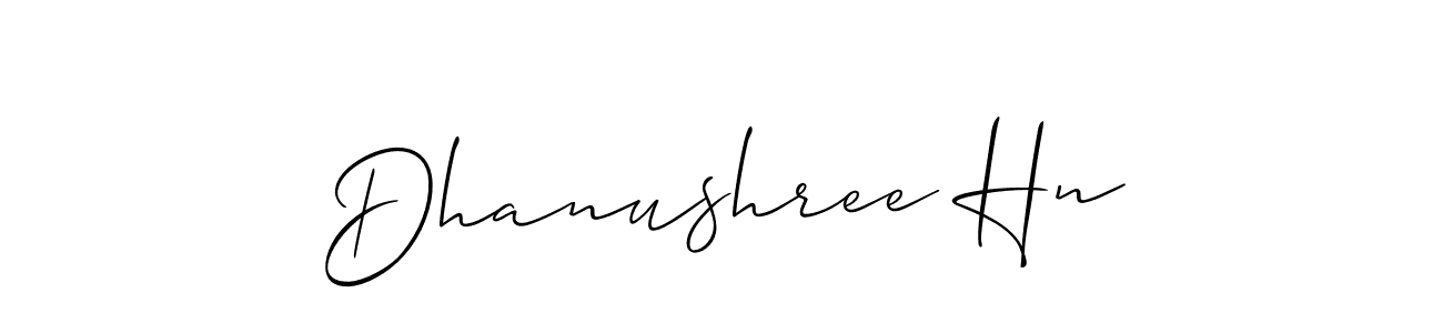 Make a short Dhanushree Hn signature style. Manage your documents anywhere anytime using Allison_Script. Create and add eSignatures, submit forms, share and send files easily. Dhanushree Hn signature style 2 images and pictures png