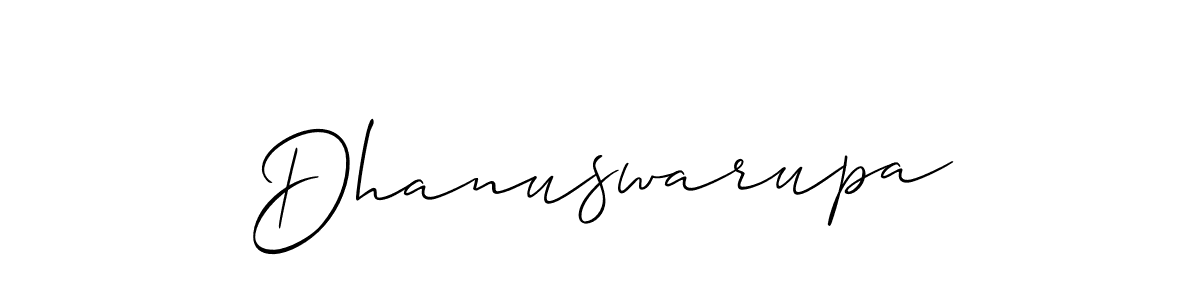 You can use this online signature creator to create a handwritten signature for the name Dhanuswarupa. This is the best online autograph maker. Dhanuswarupa signature style 2 images and pictures png