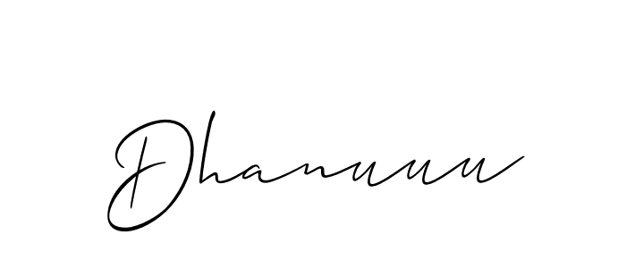 You can use this online signature creator to create a handwritten signature for the name Dhanuuu. This is the best online autograph maker. Dhanuuu signature style 2 images and pictures png
