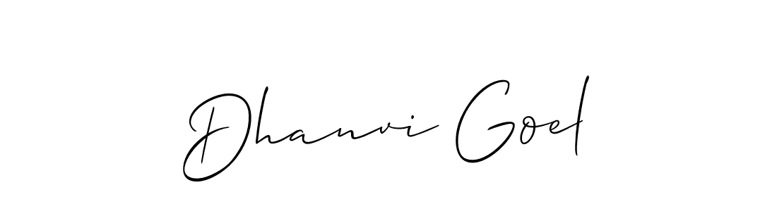 You can use this online signature creator to create a handwritten signature for the name Dhanvi Goel. This is the best online autograph maker. Dhanvi Goel signature style 2 images and pictures png