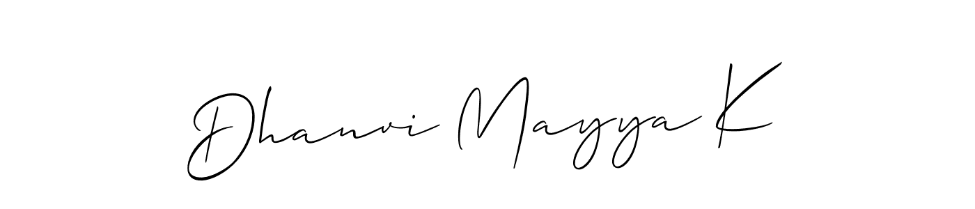 Here are the top 10 professional signature styles for the name Dhanvi Mayya K. These are the best autograph styles you can use for your name. Dhanvi Mayya K signature style 2 images and pictures png