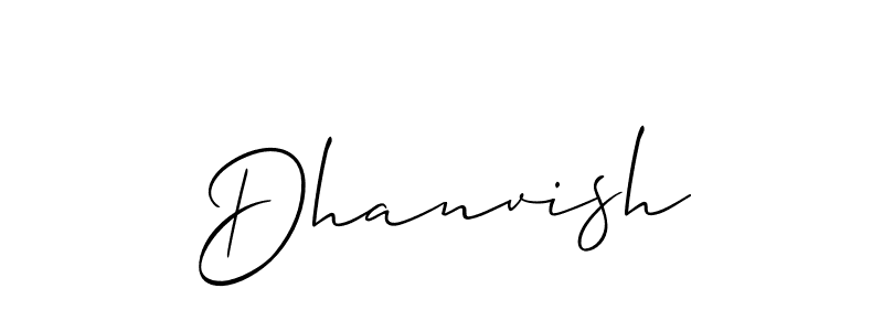 Once you've used our free online signature maker to create your best signature Allison_Script style, it's time to enjoy all of the benefits that Dhanvish name signing documents. Dhanvish signature style 2 images and pictures png
