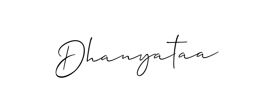 Check out images of Autograph of Dhanyataa name. Actor Dhanyataa Signature Style. Allison_Script is a professional sign style online. Dhanyataa signature style 2 images and pictures png