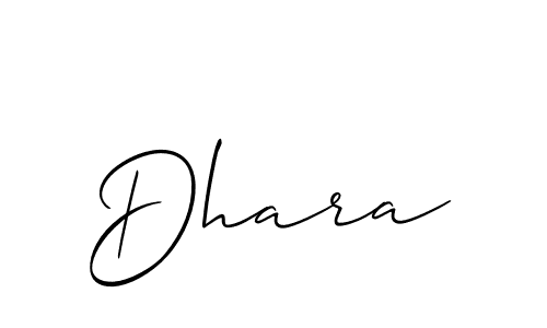 Allison_Script is a professional signature style that is perfect for those who want to add a touch of class to their signature. It is also a great choice for those who want to make their signature more unique. Get Dhara name to fancy signature for free. Dhara signature style 2 images and pictures png