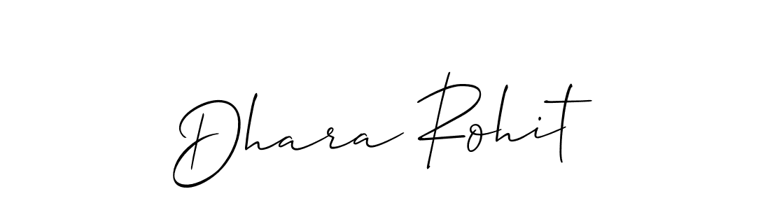 This is the best signature style for the Dhara Rohit name. Also you like these signature font (Allison_Script). Mix name signature. Dhara Rohit signature style 2 images and pictures png