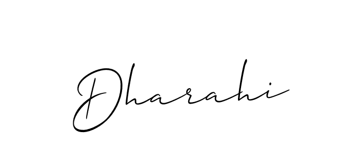 Similarly Allison_Script is the best handwritten signature design. Signature creator online .You can use it as an online autograph creator for name Dharahi. Dharahi signature style 2 images and pictures png