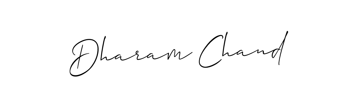 Allison_Script is a professional signature style that is perfect for those who want to add a touch of class to their signature. It is also a great choice for those who want to make their signature more unique. Get Dharam Chand name to fancy signature for free. Dharam Chand signature style 2 images and pictures png