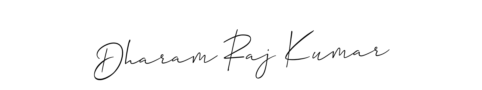 This is the best signature style for the Dharam Raj Kumar name. Also you like these signature font (Allison_Script). Mix name signature. Dharam Raj Kumar signature style 2 images and pictures png