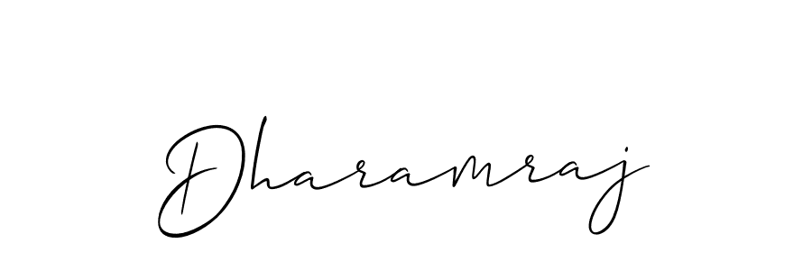 Allison_Script is a professional signature style that is perfect for those who want to add a touch of class to their signature. It is also a great choice for those who want to make their signature more unique. Get Dharamraj name to fancy signature for free. Dharamraj signature style 2 images and pictures png