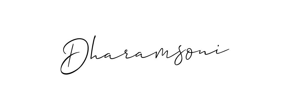 Make a beautiful signature design for name Dharamsoni. Use this online signature maker to create a handwritten signature for free. Dharamsoni signature style 2 images and pictures png