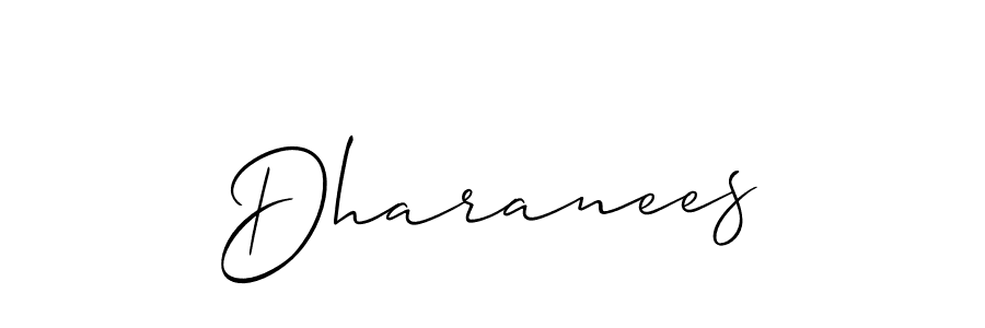 Also You can easily find your signature by using the search form. We will create Dharanees name handwritten signature images for you free of cost using Allison_Script sign style. Dharanees signature style 2 images and pictures png