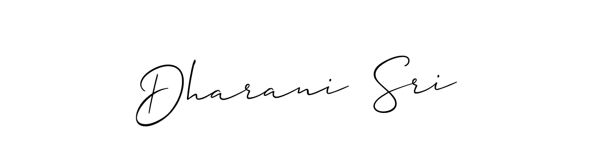 if you are searching for the best signature style for your name Dharani  Sri. so please give up your signature search. here we have designed multiple signature styles  using Allison_Script. Dharani  Sri signature style 2 images and pictures png