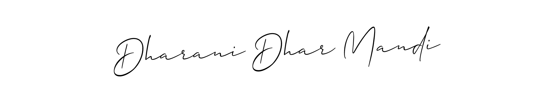 This is the best signature style for the Dharani Dhar Mandi name. Also you like these signature font (Allison_Script). Mix name signature. Dharani Dhar Mandi signature style 2 images and pictures png