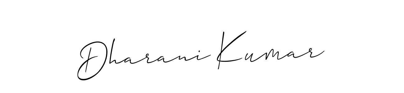 How to Draw Dharani Kumar signature style? Allison_Script is a latest design signature styles for name Dharani Kumar. Dharani Kumar signature style 2 images and pictures png