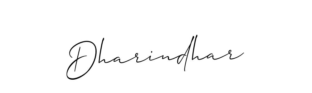 Create a beautiful signature design for name Dharindhar. With this signature (Allison_Script) fonts, you can make a handwritten signature for free. Dharindhar signature style 2 images and pictures png