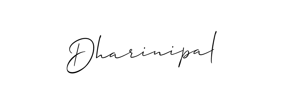 How to Draw Dharinipal signature style? Allison_Script is a latest design signature styles for name Dharinipal. Dharinipal signature style 2 images and pictures png