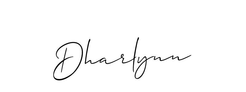 You should practise on your own different ways (Allison_Script) to write your name (Dharlynn) in signature. don't let someone else do it for you. Dharlynn signature style 2 images and pictures png