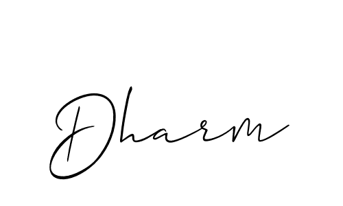 Make a short Dharm signature style. Manage your documents anywhere anytime using Allison_Script. Create and add eSignatures, submit forms, share and send files easily. Dharm signature style 2 images and pictures png