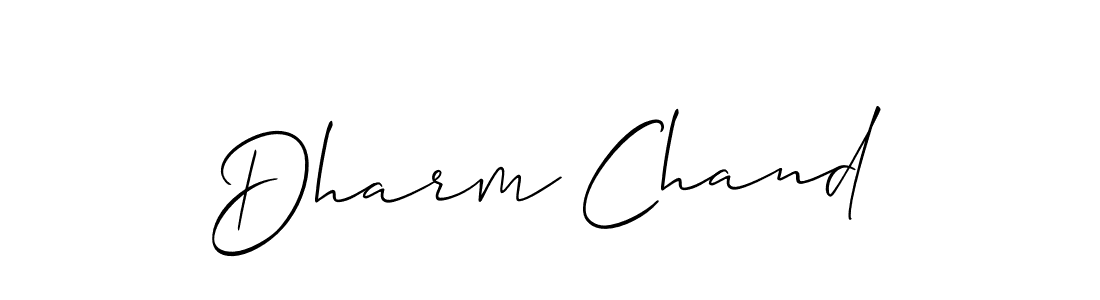 It looks lik you need a new signature style for name Dharm Chand. Design unique handwritten (Allison_Script) signature with our free signature maker in just a few clicks. Dharm Chand signature style 2 images and pictures png