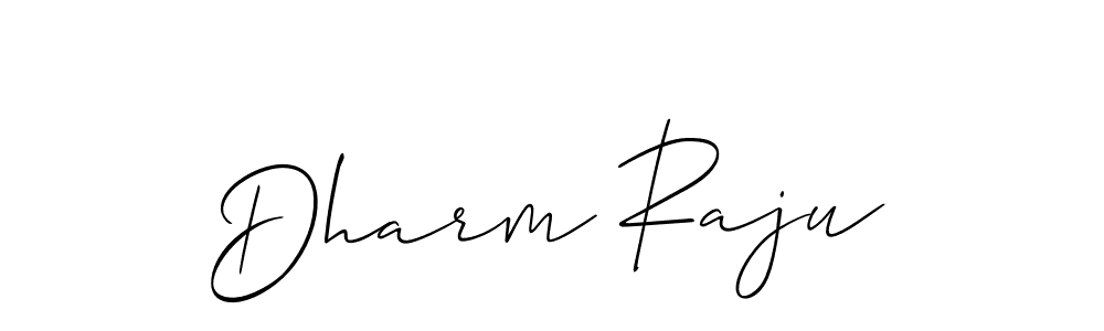 Also we have Dharm Raju name is the best signature style. Create professional handwritten signature collection using Allison_Script autograph style. Dharm Raju signature style 2 images and pictures png