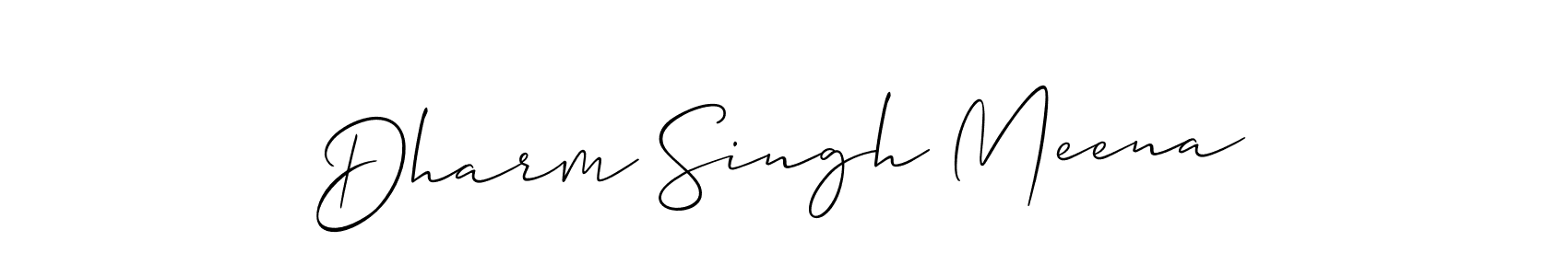 Dharm Singh Meena stylish signature style. Best Handwritten Sign (Allison_Script) for my name. Handwritten Signature Collection Ideas for my name Dharm Singh Meena. Dharm Singh Meena signature style 2 images and pictures png