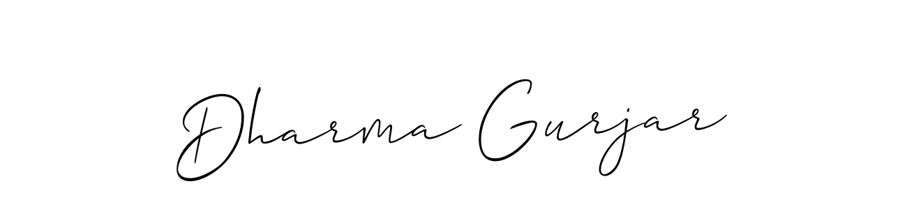 Once you've used our free online signature maker to create your best signature Allison_Script style, it's time to enjoy all of the benefits that Dharma Gurjar name signing documents. Dharma Gurjar signature style 2 images and pictures png