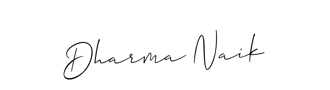 Design your own signature with our free online signature maker. With this signature software, you can create a handwritten (Allison_Script) signature for name Dharma Naik. Dharma Naik signature style 2 images and pictures png