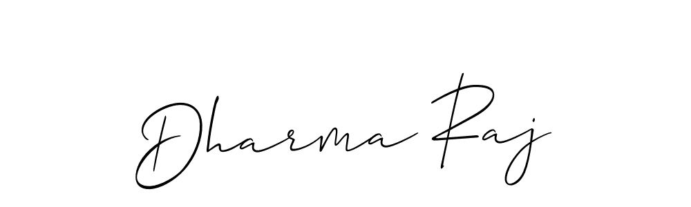 Make a beautiful signature design for name Dharma Raj. With this signature (Allison_Script) style, you can create a handwritten signature for free. Dharma Raj signature style 2 images and pictures png