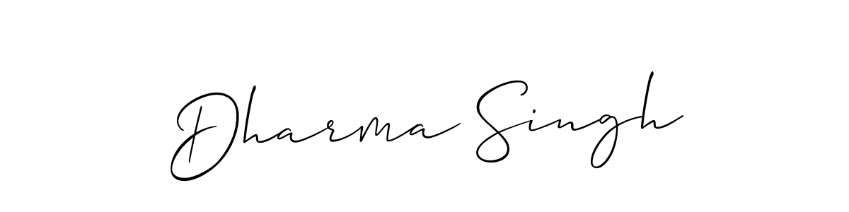 Create a beautiful signature design for name Dharma Singh. With this signature (Allison_Script) fonts, you can make a handwritten signature for free. Dharma Singh signature style 2 images and pictures png