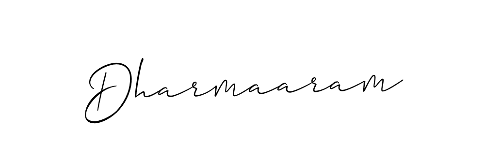 Best and Professional Signature Style for Dharmaaram. Allison_Script Best Signature Style Collection. Dharmaaram signature style 2 images and pictures png