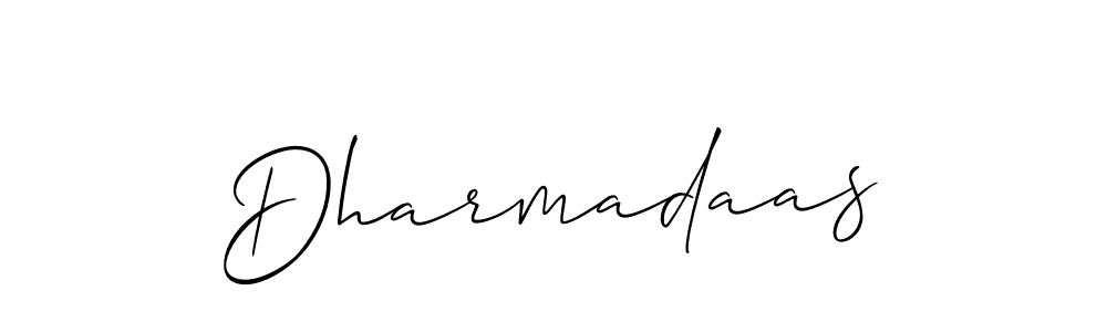 You should practise on your own different ways (Allison_Script) to write your name (Dharmadaas) in signature. don't let someone else do it for you. Dharmadaas signature style 2 images and pictures png