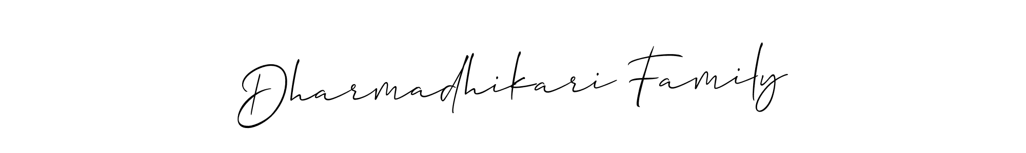 Similarly Allison_Script is the best handwritten signature design. Signature creator online .You can use it as an online autograph creator for name Dharmadhikari Family. Dharmadhikari Family signature style 2 images and pictures png