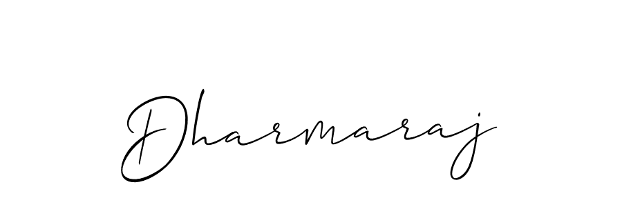 You should practise on your own different ways (Allison_Script) to write your name (Dharmaraj) in signature. don't let someone else do it for you. Dharmaraj signature style 2 images and pictures png